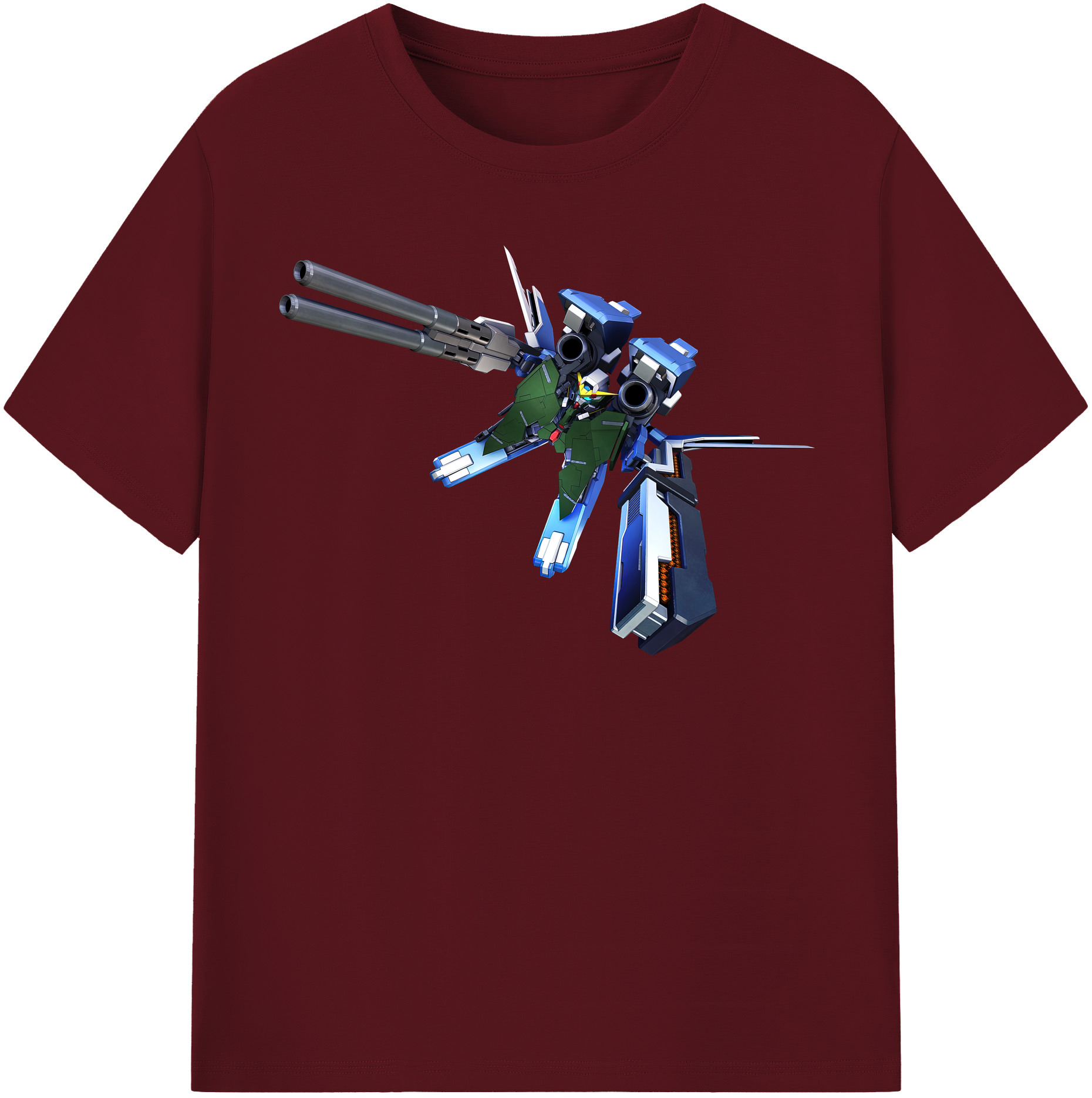 （画像用） 機動戦士ガンダム Mobile Suit Gundam 綿100％半袖Tシャツ（フロントプリント）
